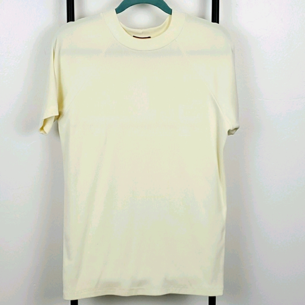 Vintage Ymla cream t-shirt men size XL made in USA
